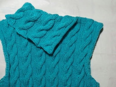 Collor neck Knitting design