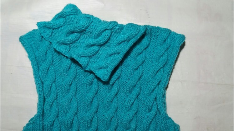 Collor neck Knitting design