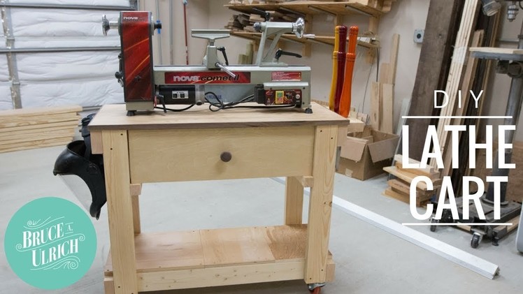 DIY Lathe Cart from 2x4's. Woodworking How-to