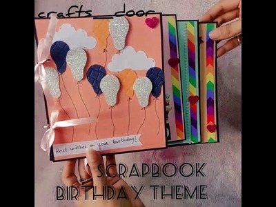 Diy: scrapbook ideas|birthday theme|cute|colorful|best gift|handmade|personalized
