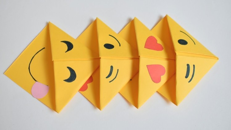 Easy Emoji Corner Bookmarks | DIY | How to