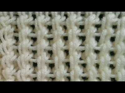 Easy knitting design in hindi. wheat grain knitting pattern. design no#28