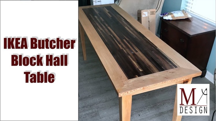 Hall Table from Walnut and Sycamore. Woodworking How To