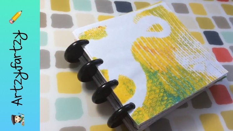 How To Bind Gelli Prints into a Usable Book ???? Artzyfartzy