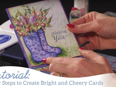 How to Create Bright and Cheery Cards using the Singing In The Rain Collection