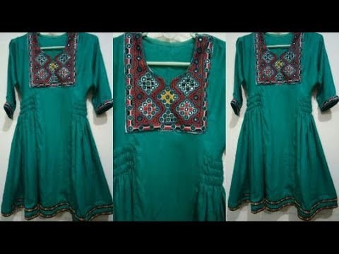 How to cut and stitch pathani  frock.cutting and stitching full tutorial
