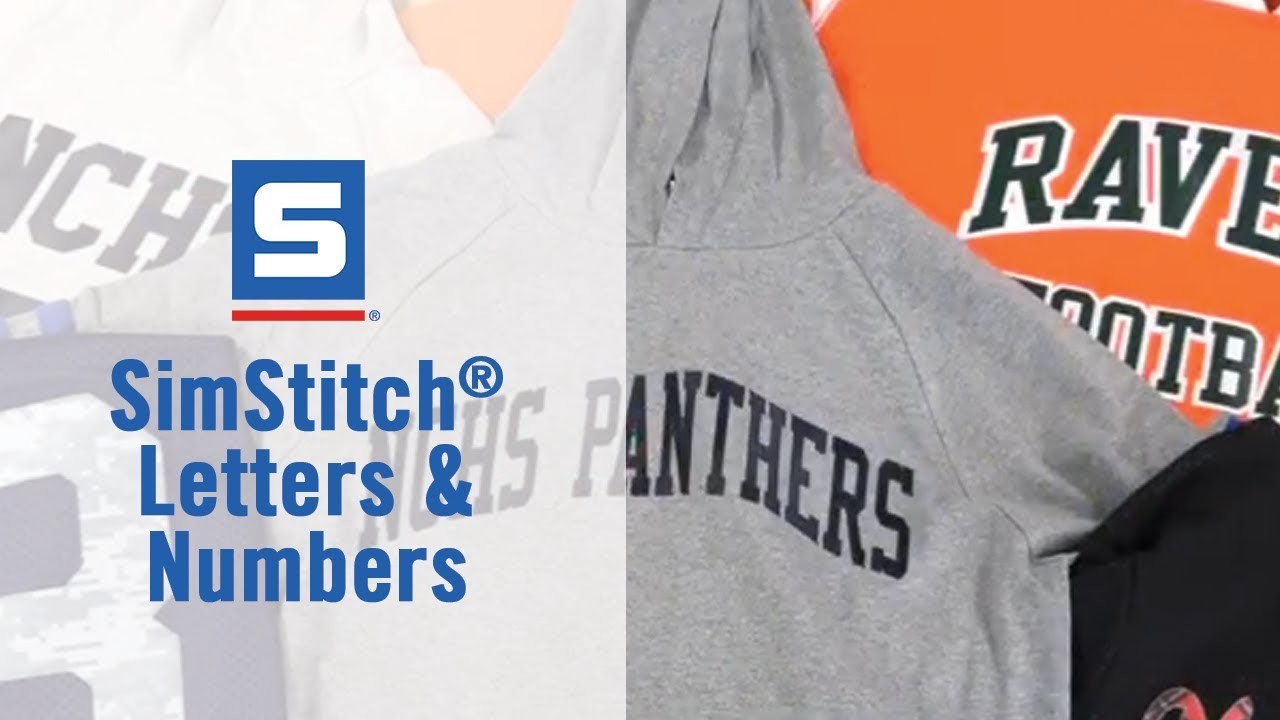 How to Get an Embroidered Look with SimStitch® Letters & Numbers