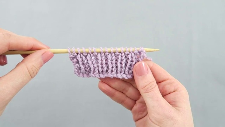 How to knit 1 x 1 Rib Stitch
