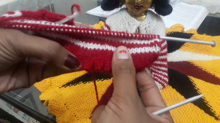 How to knit bal gopal woollen hat at home part (3)(2)