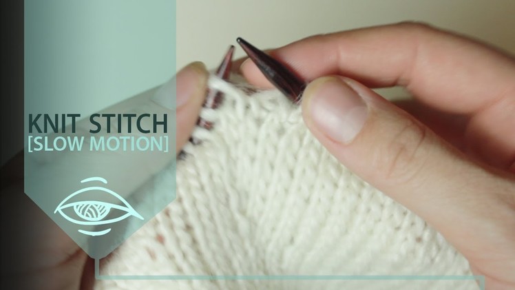 How to knit [SLOW MOTION]