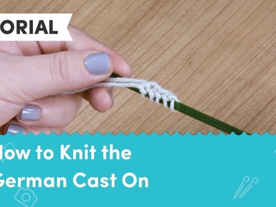 How to Knit the German Cast On