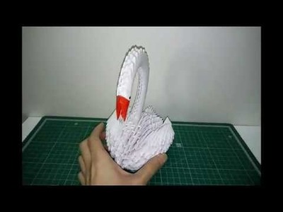 How to Make 3D Origami Swan