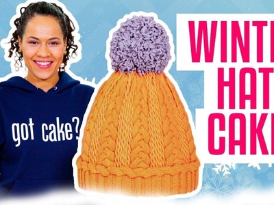 How To Make A Classic WINTER HAT Out Of VANILLA & CHOCOLATE Cake | Yolanda Gampp | How To Cake It
