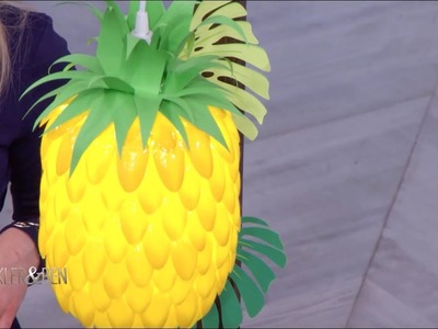 How To Make a DIY Pineapple Lamp - Pickler & Ben