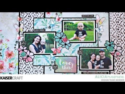 How to Make a Double Scrapbooking Layout