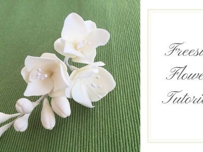 How to make a FREESIA FLOWER | Ilona Deakin at Tiers Of Happiness