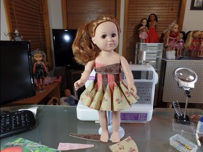 How to Make a Godet Doll Dress Pt. 5