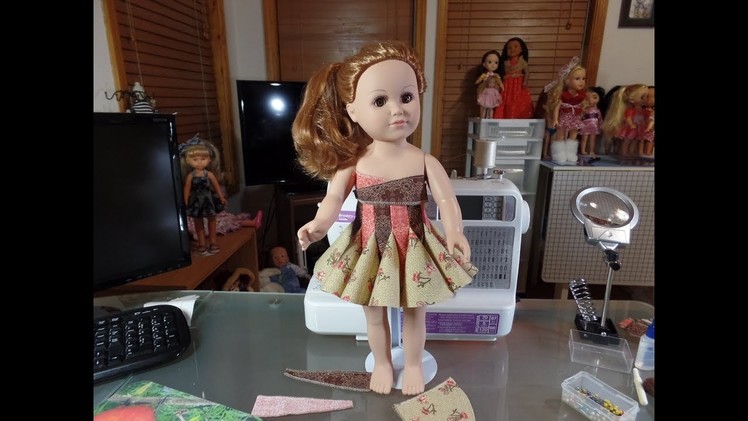 How to Make a Godet Doll Dress Pt. 5