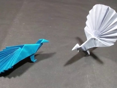 How to make a paper Peacock | Origami Peacock Making | 3D DIY Paper Peacock