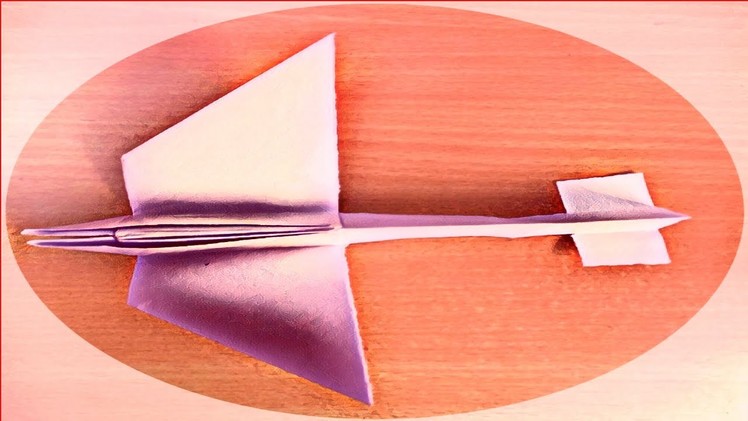 How to make a paper plane.Origami bird plane-Plane that flies smoothly