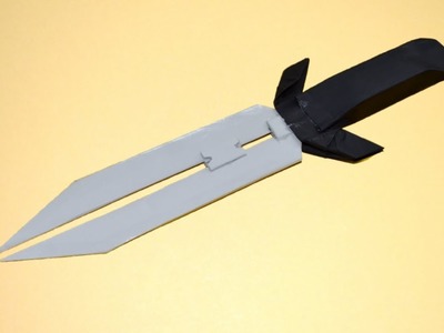 How to make a paper toy Double Shadow knife