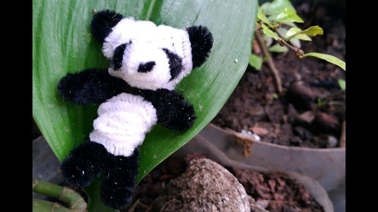 How to Make a Pipe Cleaner Panda