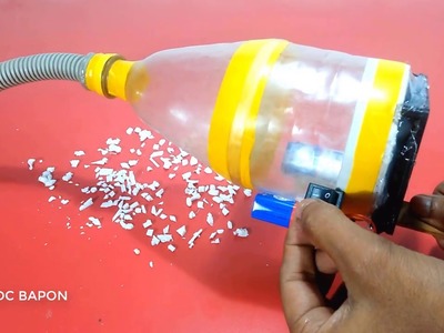 How To Make a Powerful Vacuum Cleaner At Home Using Computer Fan and Plastic bottle | Easy Way