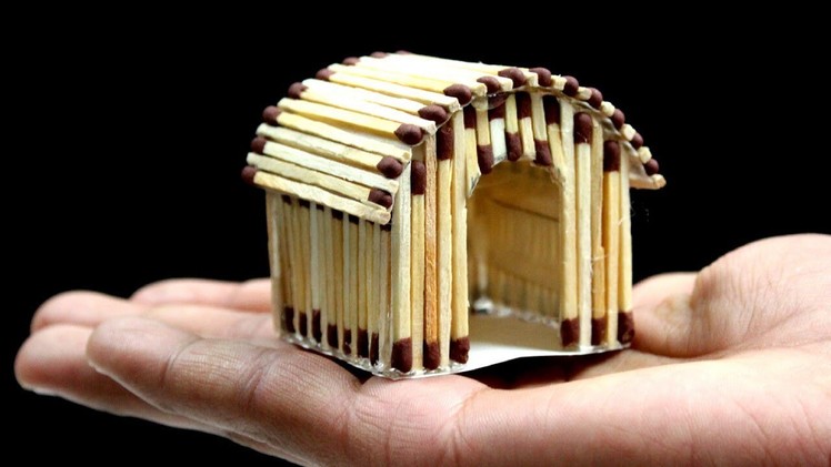 How To Make A Small Match sticks House (very simple)
