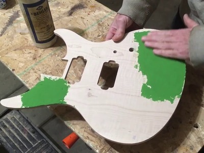 How To Make A Solid Color Inlay Design On A Guitar
