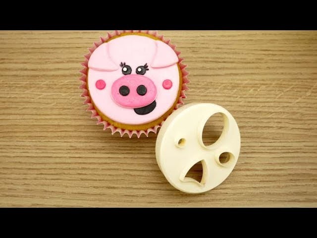 How To Make A Sugar Pig Using The FMM Mix 'n' Match Face Cutter