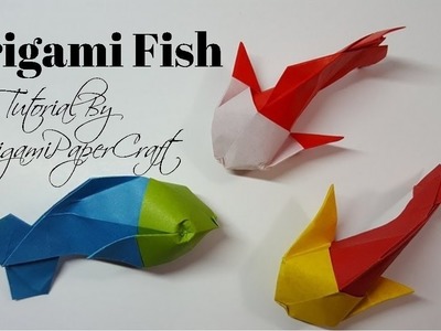 How To Make an Origami Fish | Tutorial By OrigamiPaperCraft