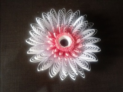 How to make Beatiful 3D Fringed Quilling Flower:TUTORIAL