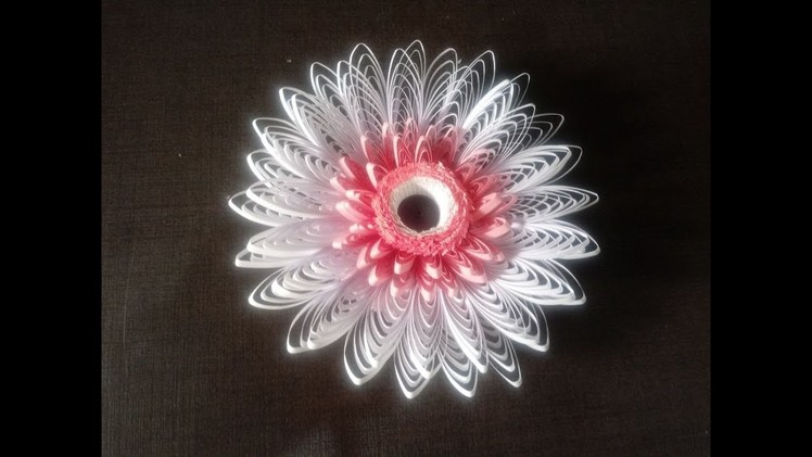 How to make Beatiful 3D Fringed Quilling Flower:TUTORIAL