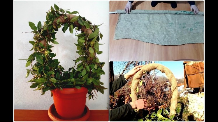 How to make Hoya houseplant Wreath very easy