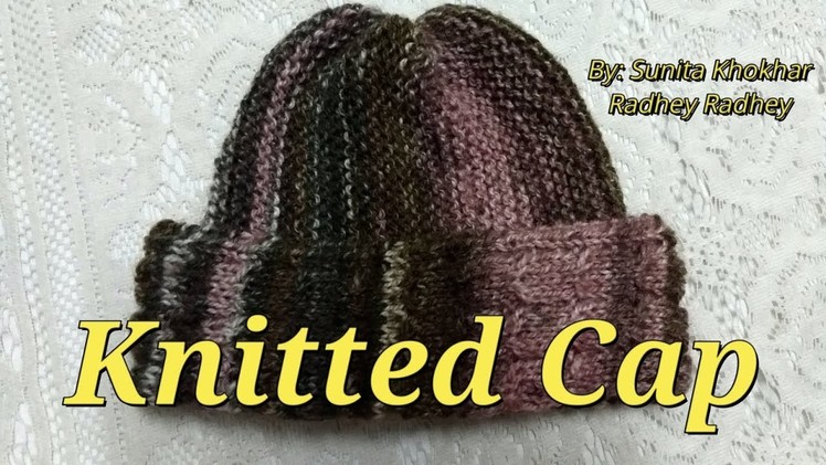 How To Make Knitted Cap (Adult)(Size-Medium)very easy
