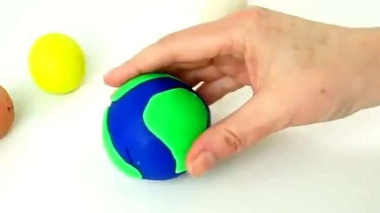 How To Make.  MARS & EARTH | Solar System | Play Doh Planets for Kids ???? Crafty Kids