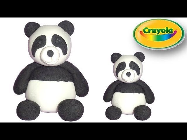 How to make Panda from Crayola Model Magic