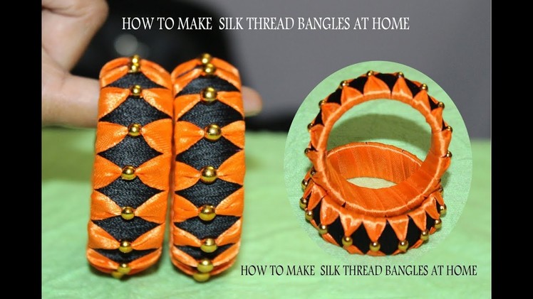 How To make Silk thread Bengals at home,