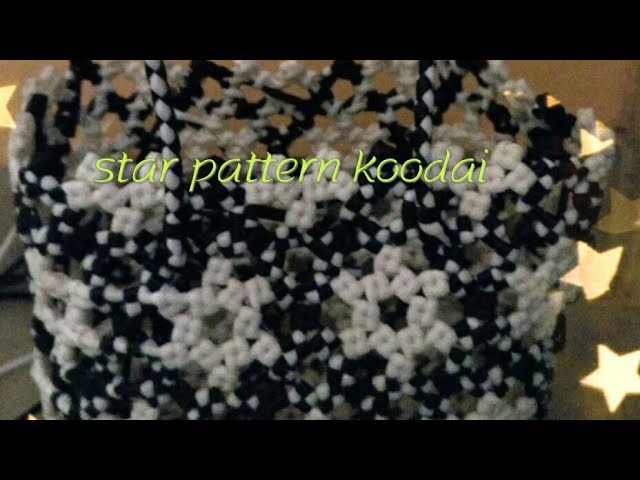 How to make star pattern koodai part 2