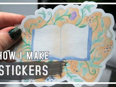 How to make Stickers. My method with a Silhouette Cameo 3. Lisa Ellen Art