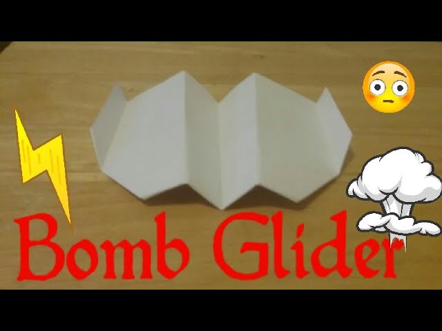How to Make the Bomb Glider Paper Airplane!!!!! Easy, for Beginners!!!
