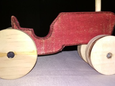 How to make wooden toys ????| Homemade wooden toy Tractor - Wood Carving and Shaping