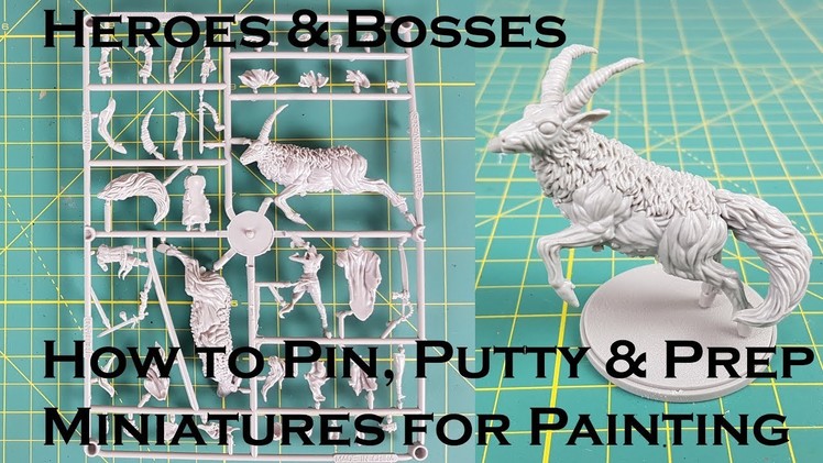 How to Pin & Prep Miniatures for Painting