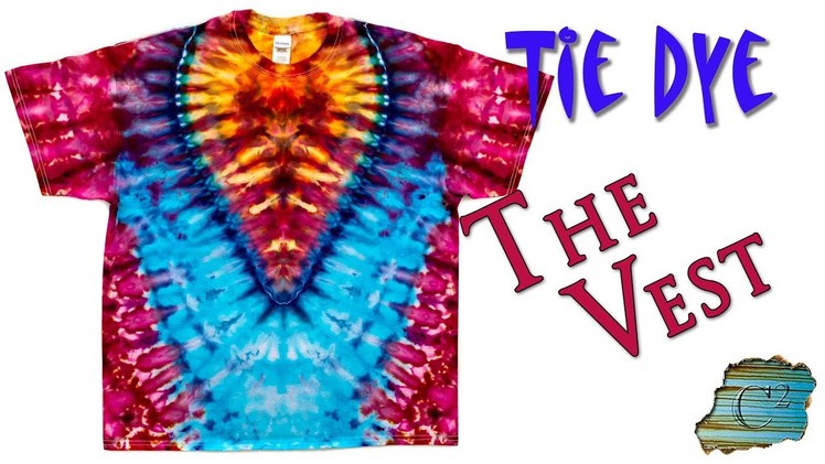 How to Tie Dye:  The Vest  [Ice Dye]