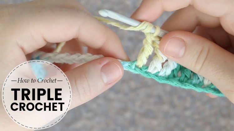 How to Triple Crochet for BEGINNERS | Last Minute Laura