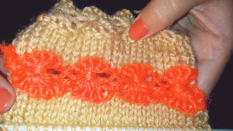 Knitting sheaf stitch or flower stitch 
no#10.