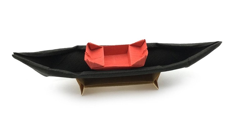 Origami gondola boat tutorial (Hyo Ahn)