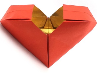 Origami heart box tutorial (Hyo Ahn)