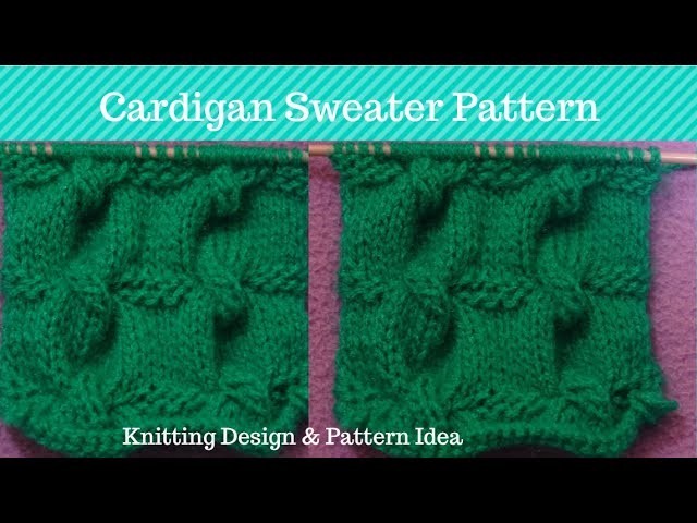 Sweater design for Women || Knitting Pattern for ladies Cardigan SWeater || In Hindi.