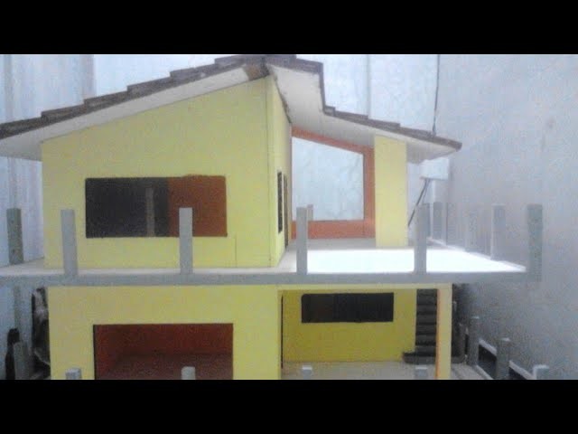 Thermocol House project 2018 , how to make thermocol house project , easy thermocol house for kids